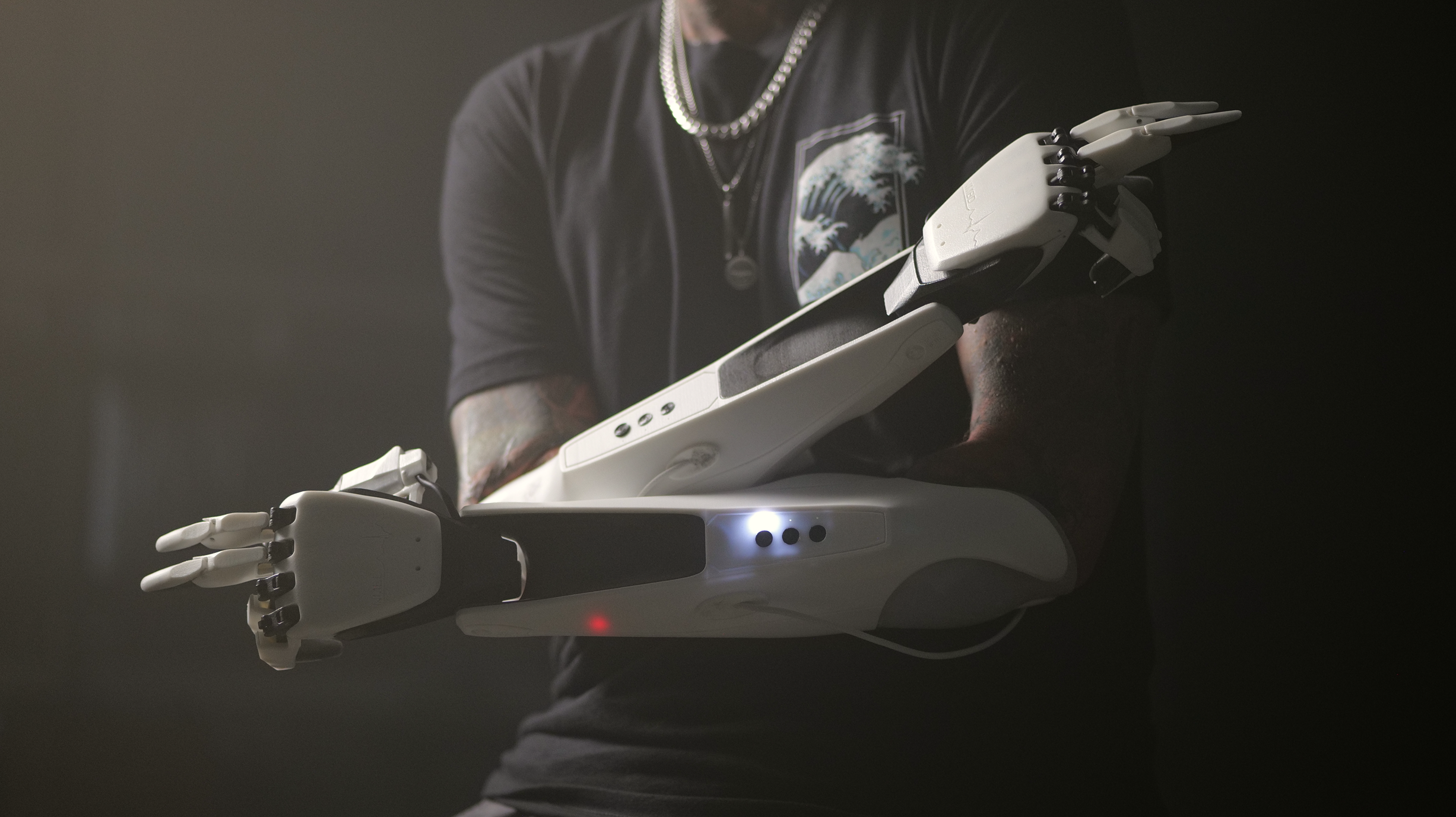 smartARM prosthetic close-up